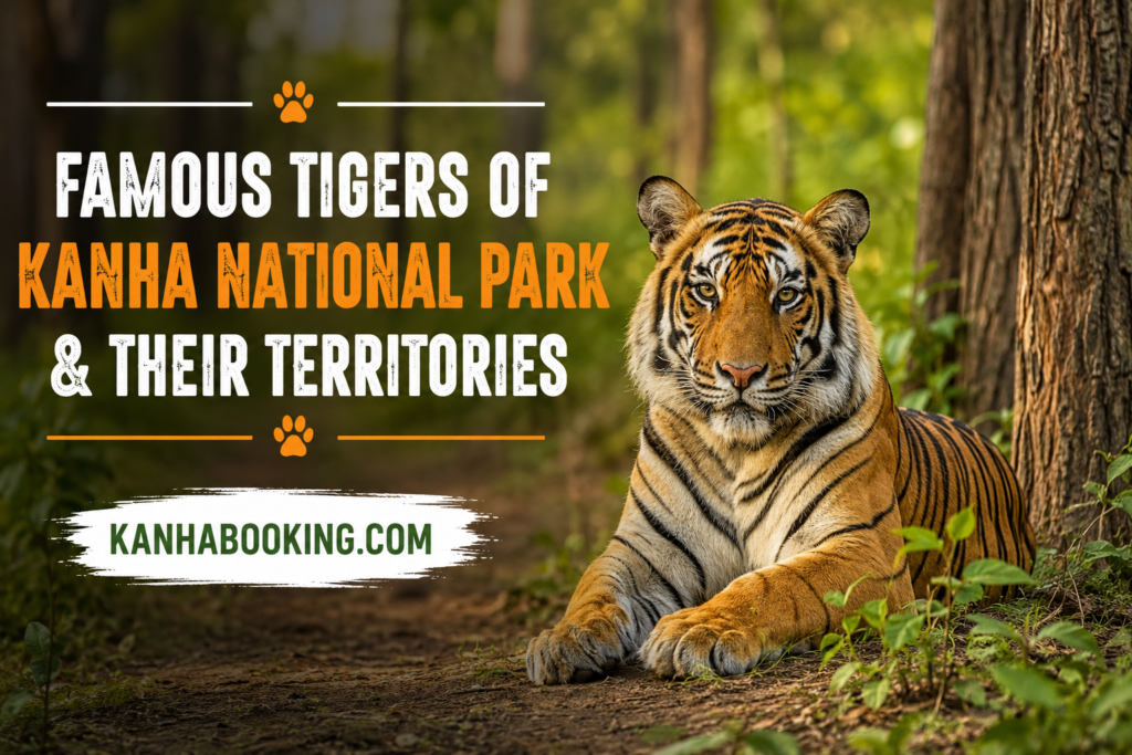 Famous Tigers of Kanha National Park & Their Territories