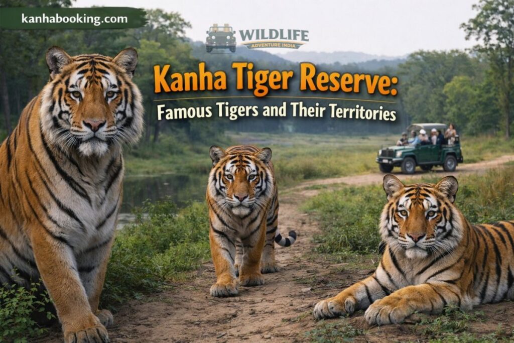 Kanha Tiger Reserve, located in the heart of Madhya Pradesh, India, is one of the most celebrated wildlife sanctuaries in the country. Spanning over 940 square kilometers, it is renowned not only for its breathtaking landscapes of dense forests, rolling meadows, and serene rivers, but also for being a haven for the majestic Bengal tiger. Often hailed as the inspiration for Rudyard Kipling's The Jungle Book, Kanha National Park tigers are the pride of India’s wildlife conservation efforts, drawing nature enthusiasts, wildlife photographers, and researchers from around the globe. History and Significance of Kanha Tiger Reserve The reserve started its existence as Kanha National Park in 1955 and became one of the original tiger reserves when Project Tiger started in 1973. The area provides an ideal environment for various animal species because it contains both sal and bamboo forests and extensive grasslands and wetlands, which support tigers as the top predator. The reserve helps protect biodiversity while it serves as a vital resource for ecotourism development and promotes public understanding of wildlife conservation efforts. Kanha Tiger Reserve is particularly famous for its tigers, which have individual identities, often recognized by their stripe patterns. Wildlife enthusiasts and researchers frequently track these tigers, documenting their behaviors, movements, and territories. These Kanha famous tigers have become legends among visitors and conservationists alike. Famous Tigers of Kanha National Park Over the years, several Kanha National Park tigers have gained fame for their distinctive characteristics, hunting prowess, and dominance over their territories. Here are some of the most notable ones: 1. Munna (T17) Munna, also known as T17, was one of Kanha Tiger Reserve’s most iconic male tigers. Famous for his strength and territorial dominance, he patrolled the core zones with authority. Munna was often spotted near waterholes, captivating wildlife enthusiasts and photographers with his majestic presence in Kanha National Park. 2. Umarpani Female The Umarpani Female is a celebrated tigress of Kanha Tiger Reserve, known for her elegance and exceptional hunting skills. She commands a significant territory in the Umarpani region, raising healthy cubs and maintaining a balanced ecosystem. Her sightings are highly cherished by visitors and wildlife photographers in Kanha National Park. 3. Jr. Bajrang Jr. Bajrang, a young and spirited male tiger of Kanha Tiger Reserve, is known for exploring new territories while learning from older tigers. Energetic and curious, he has begun establishing his presence in Kanha National Park, captivating wildlife enthusiasts and photographers with his playful yet powerful demeanor. 4. Mohini & Naina Mohini and Naina are two prominent tigresses of Kanha Tiger Reserve, renowned for their grace and hunting expertise. They share overlapping territories, skillfully navigating the forests and raising healthy cubs. Their presence plays a vital role in maintaining ecological balance, making them favorites among visitors and wildlife photographers in Kanha National Park. 5. DB2 DB2 is a dominant male tiger of Kanha Tiger Reserve, recognized for his impressive size and commanding presence. He controls a vast territory within the park, often seen patrolling core zones. DB2’s strength and territorial behavior make him a key figure in Kanha National Park’s tiger population, attracting wildlife enthusiasts. Understanding Tiger Territories in Kanha Tiger territories are a critical aspect of understanding these apex predators. In Kanha Tiger Reserve, each tiger has a home range that it defends vigorously from intruders of the same sex. These territories vary in size depending on the availability of prey, water, and shelter. Male Tigers: Males generally have larger territories, often overlapping with several female territories. This ensures that they have access to mating opportunities while maintaining dominance over key resources. Female Tigers: Female territories are smaller but strategically located to maximize prey availability and cub safety. Females tend to remain within their territories for extended periods, ensuring that their cubs grow safely under their protection. Territorial markings, such as scratch marks on trees and scent marking, are common in Kanha National Park tigers. Researchers use these markings, along with camera traps, to track tiger movements and monitor population health. Wildlife Photography and Safari Experience Kanha Tiger Reserve offers one of the best wildlife experiences in India. Safari routes in the Mukki, Kisli, and Kanha zones provide excellent opportunities to spot famous Kanha tigers in their natural habitat. Visitors often witness tigers hunting, drinking at waterholes, or resting in the shade, creating unforgettable experiences. Early morning and late evening safaris are the most productive times for tiger sightings. Professional guides share insights about tiger behavior, their hunting strategies, and territorial disputes, making the safari both exciting and educational. Additionally, Kanha National Park tigers are not the only wildlife attractions. The park is home to leopards, wild dogs (dholes), sloth bears, barasingha (swamp deer), and over 300 species of birds, offering a complete wildlife experience. Conservation Efforts in Kanha Tiger Reserve Kanha Tiger Reserve has been a model for tiger conservation in India. Under Project Tiger and ongoing state initiatives, measures such as anti-poaching patrols, habitat restoration, and wildlife monitoring have been implemented. Community involvement is also a cornerstone of conservation efforts. Local villages participate in ecotourism, handicraft promotion, and sustainable practices, ensuring that both wildlife and human populations thrive together. The reserve’s dedicated research team tracks Kanha National Park tigers using radio collars, camera traps, and DNA sampling. This helps scientists understand tiger behavior, population dynamics, and the health of their territories, enabling more effective conservation strategies. Challenges Faced by Tigers in Kanha Despite its protected status, Kanha Tiger Reserve faces several challenges: Poaching: Although strict anti-poaching measures exist, tigers and other wildlife are still threatened by illegal hunting. Human-Wildlife Conflict: Encroachment of nearby villages and agricultural expansion sometimes leads to tigers straying into human settlements. Habitat Fragmentation: Infrastructure development, such as roads and mining, can disrupt tiger territories and migration corridors. Continued conservation awareness and government intervention are essential to mitigate these challenges and ensure that Kanha famous tigers thrive in their natural habitats. Frequently Asked Questions (FAQ) Q1. How many tigers are in Kanha Tiger Reserve? As per the latest census, Kanha National Park tigers number around 70–75 adults, but numbers fluctuate due to cubs and migration between territories. Q2. What makes Kanha National Park tigers special? Kanha tigers are known for their unique stripe patterns, territorial dominance, and active presence in core zones. They have become icons of tiger conservation in India. Q3. When is the best time to spot tigers in Kanha? The ideal months are from October to June, when the weather is favorable, and safari routes are accessible. The best time for watching dolphins is either in the early morning or evening. Q4. Can I visit tiger territories in Kanha freely? No, visitors can only explore designated safari routes under the supervision of trained guides to ensure both human safety and minimal disturbance to wildlife. Q5. Are there opportunities for research in Kanha Tiger Reserve? Yes, researchers and wildlife enthusiasts can collaborate with park authorities for studies on tiger behavior, territory mapping, and ecological conservation. Conclusion The Kanha Tiger Reserve functions as a national park yet serves as an emblem of India's dedication to protecting its natural heritage. The reserve contains its most important wildlife, which includes the Kanha tigers that inhabit specific areas and display unique behaviors and beautiful physical features. The research of their territorial boundaries together with their ecological functions enables us to develop a better understanding of the fragile ecosystem connections present in Kanha National Park. Kanha Tiger Reserve: Famous Tigers and Their Territories