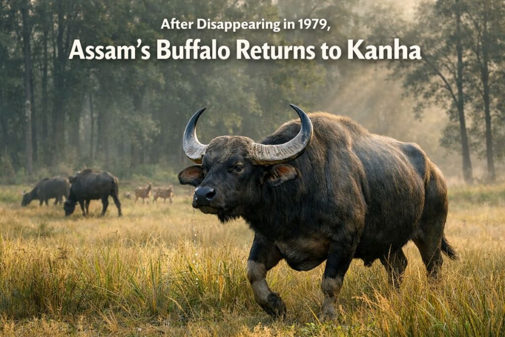 After Disappearing in 1979, Assam’s Buffalo Returns to Kanha