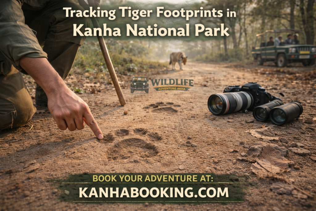 Tracking Tigers Footprints in Kanha National Park