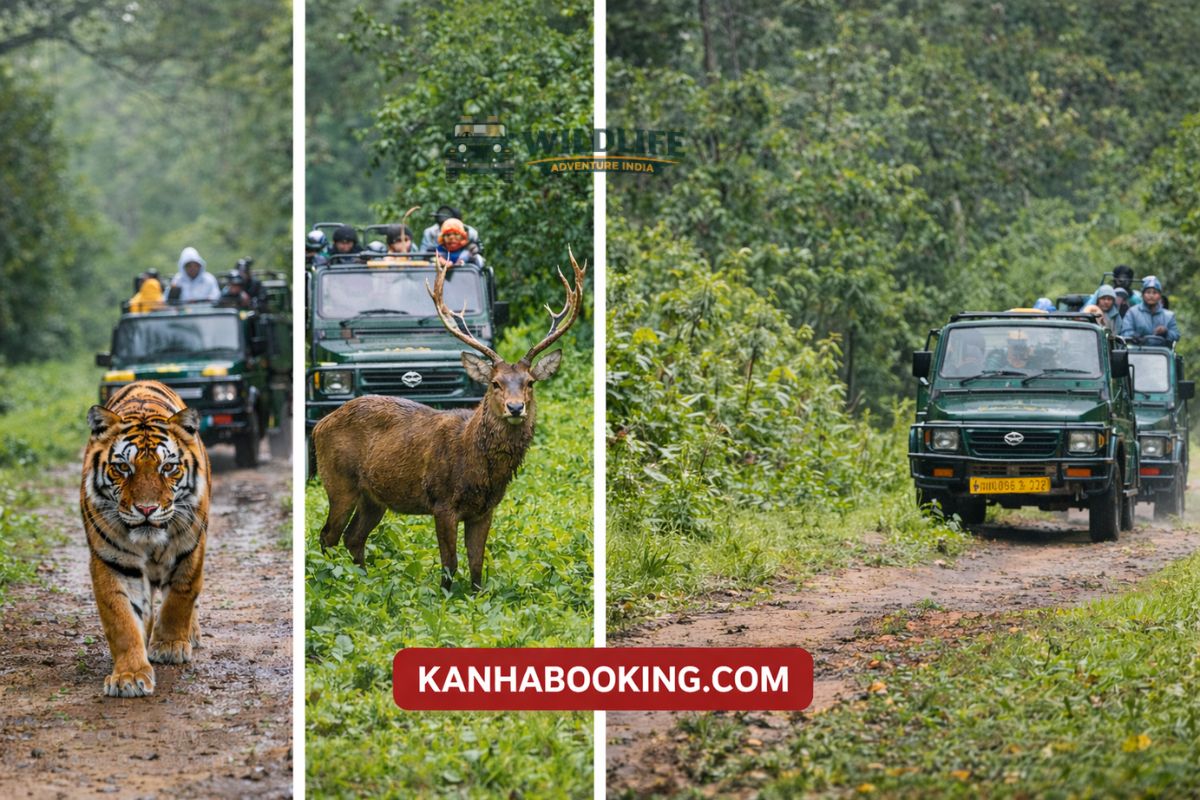 Which Safari Zones Are Open During Monsoon in Kanha National Park?