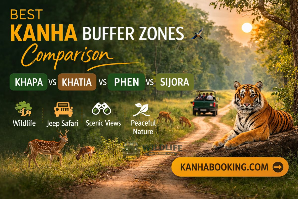 Best Kanha Buffer Zones Comparison: Khapa vs Khatia vs Phen vs Sijora