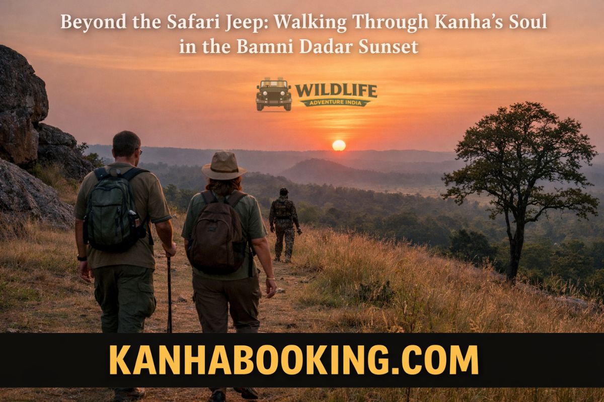 Beyond the Safari Jeep: Walking Through Kanha’s Soul in the Bamni Dadar Sunset