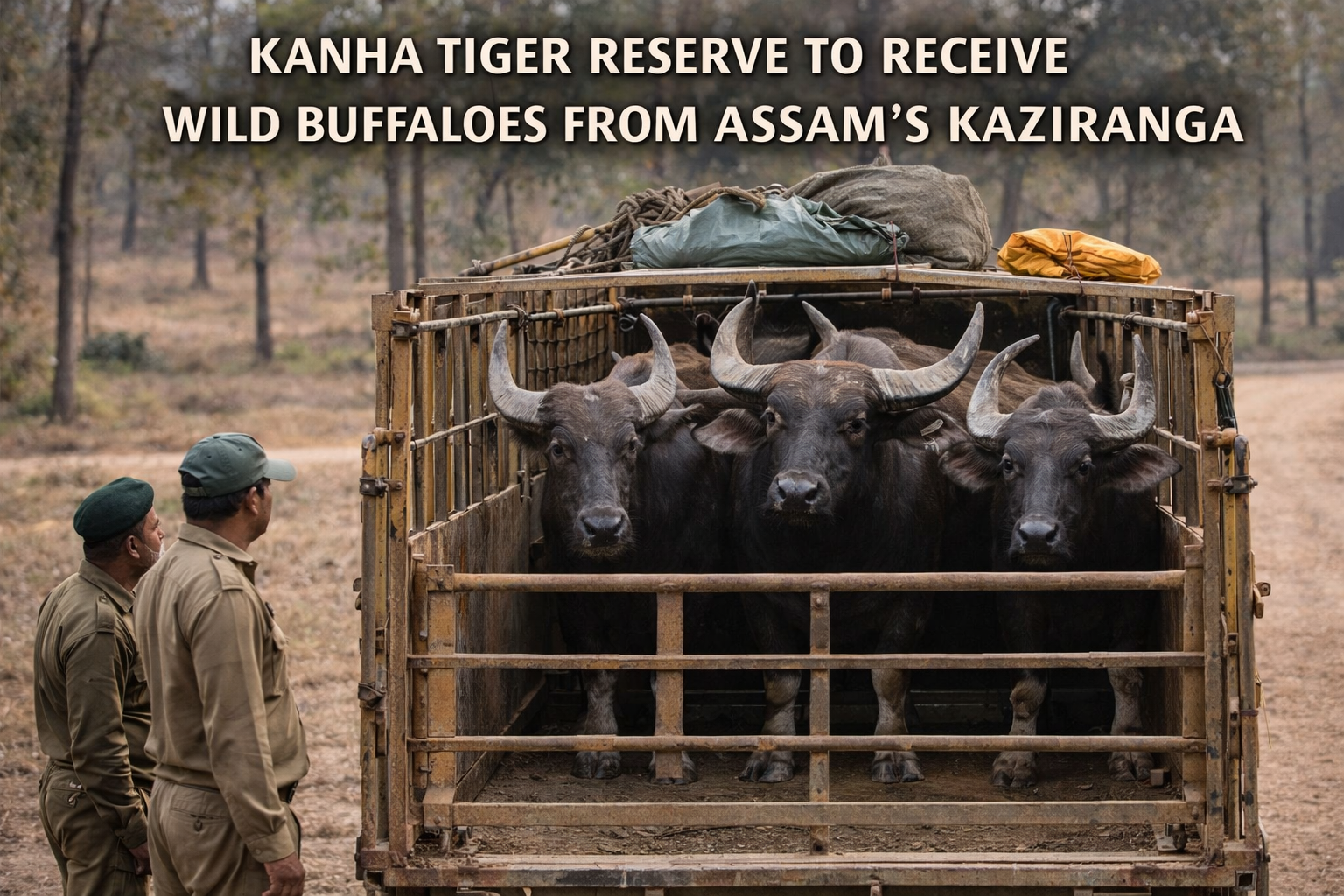 Kanha Tiger Reserve to Receive Wild Buffaloes from Assam’s Kaziranga