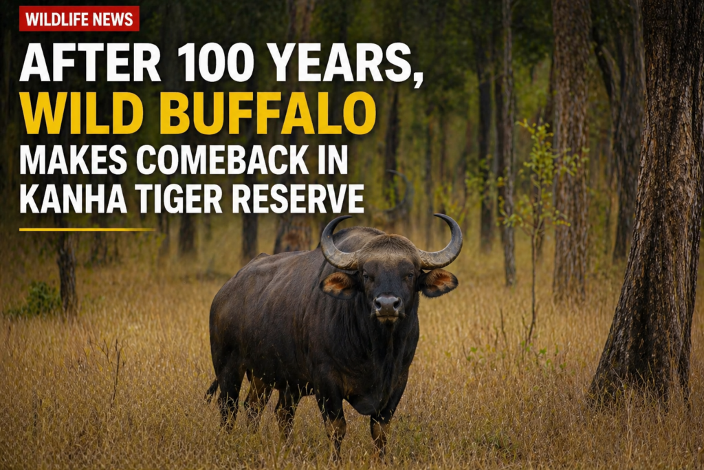 After 100 Years, Wild Buffalo Makes Comeback in Kanha Tiger Reserve
