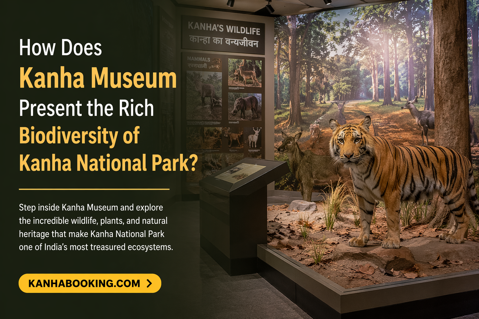 How Does Kanha Museum Present the Rich Biodiversity of Kanha National Park? 