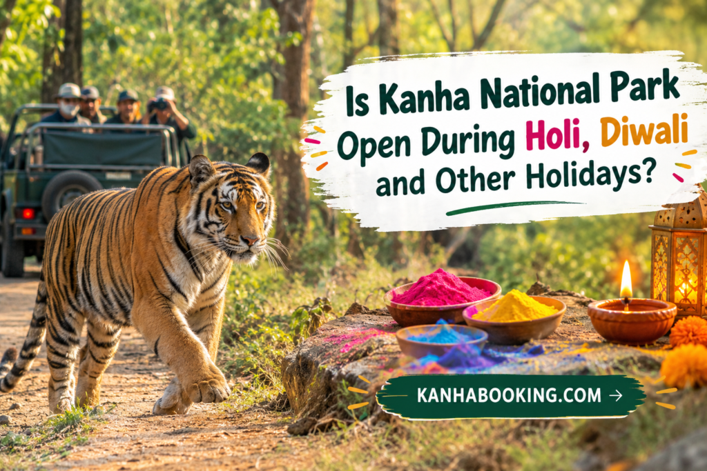 Is Kanha National Park Open During Holi, Diwali and Other Holidays