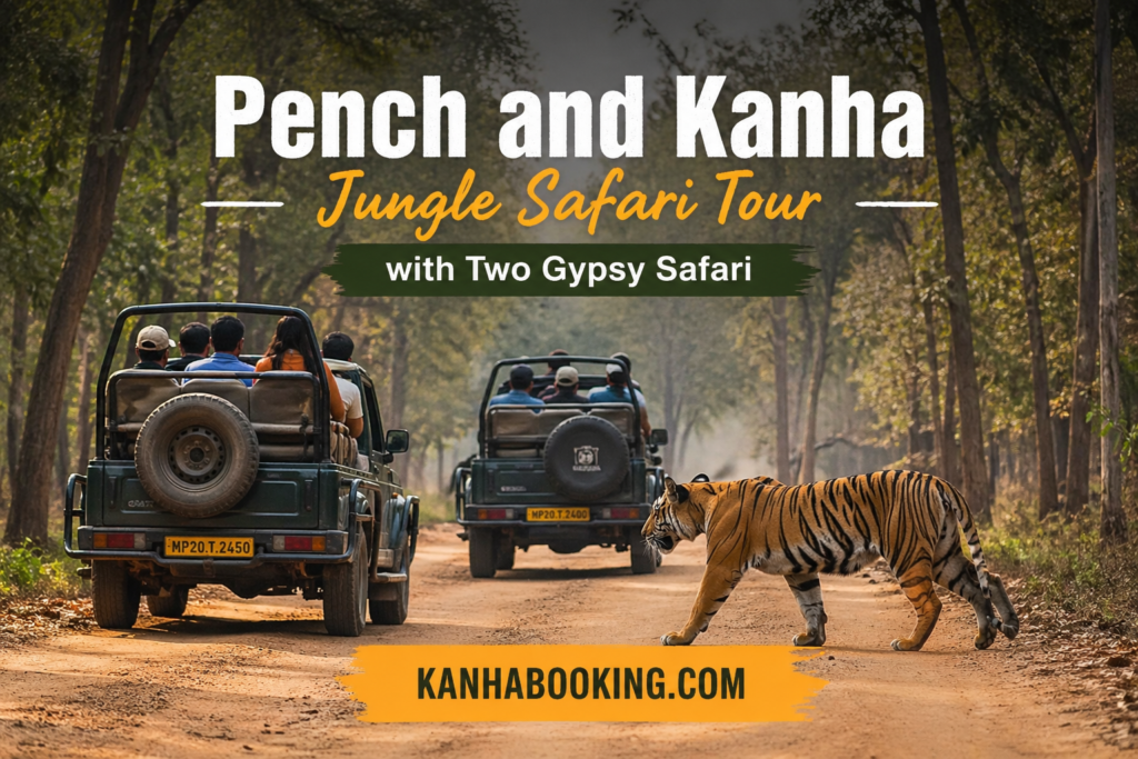 Pench and Kanha Jungle Safari Tour with Two Gypsy Safari