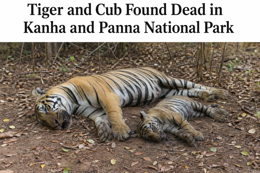 Tiger and Cub Found Dead in Kanha and Panna National Park