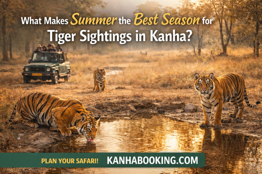 What Makes Summer the Best Season for Tiger Sightings in Kanha