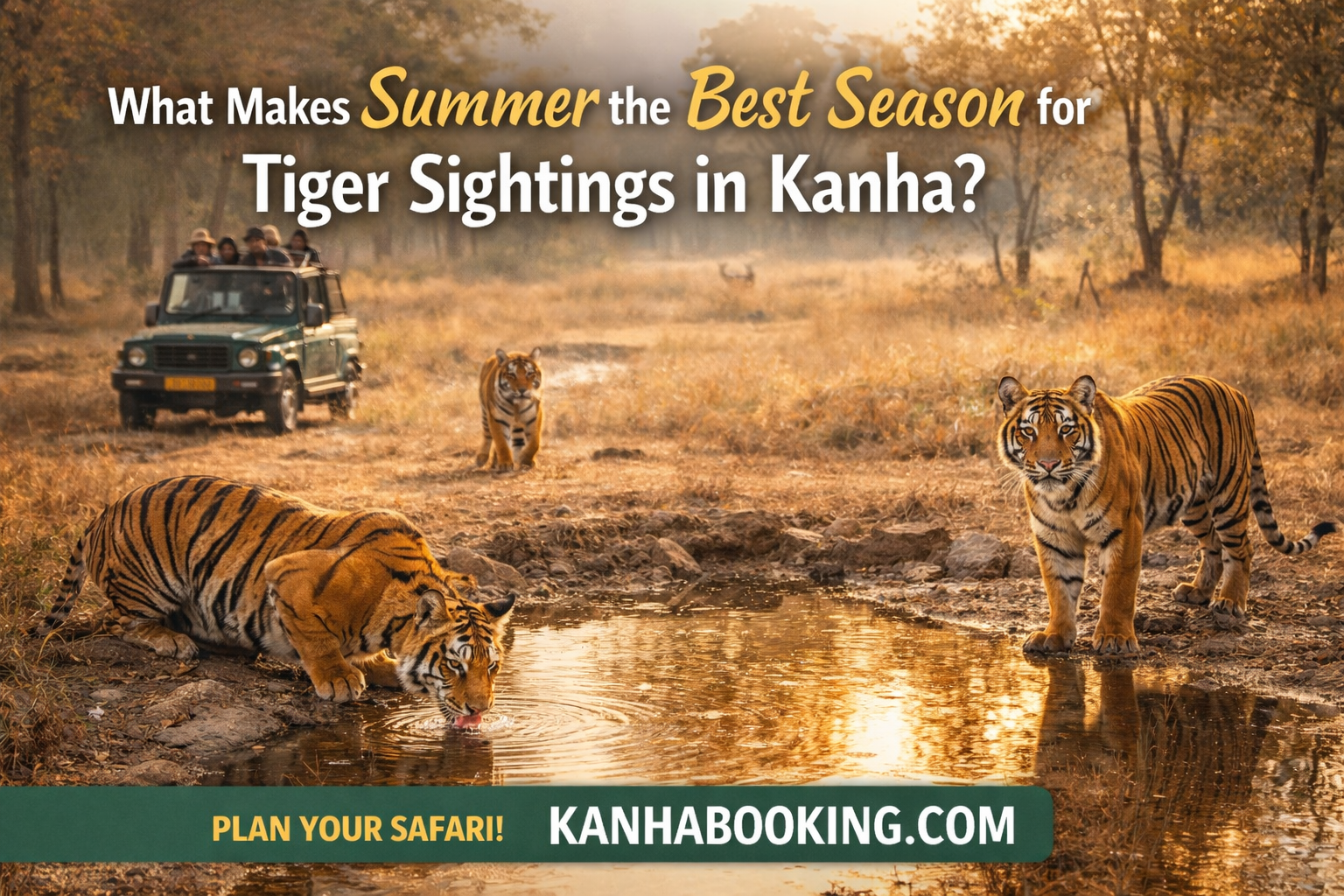 What Makes Summer the Best Season for Tiger Sightings in Kanha?