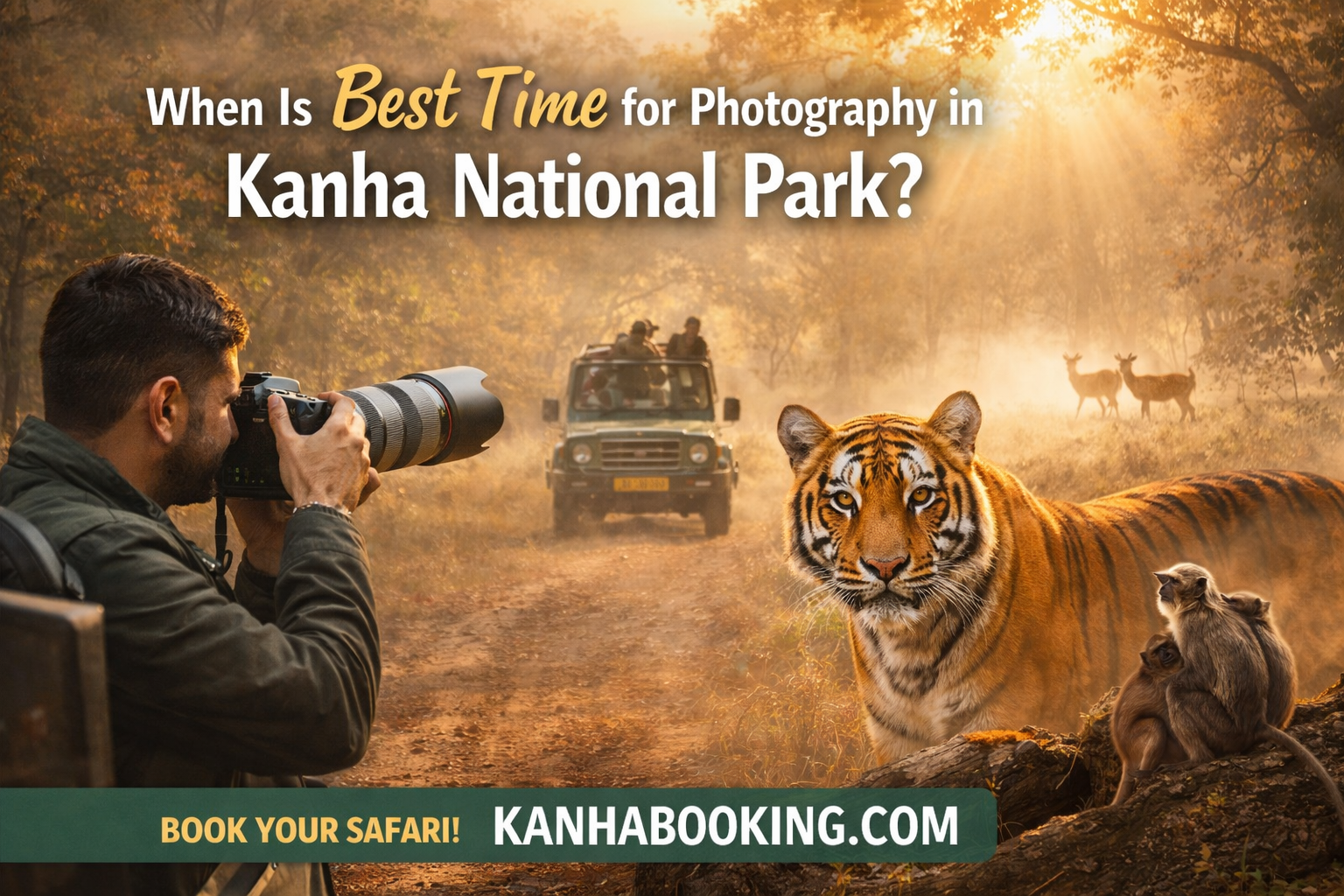 When Is the Best Time for Wildlife Photography in Kanha National Park?