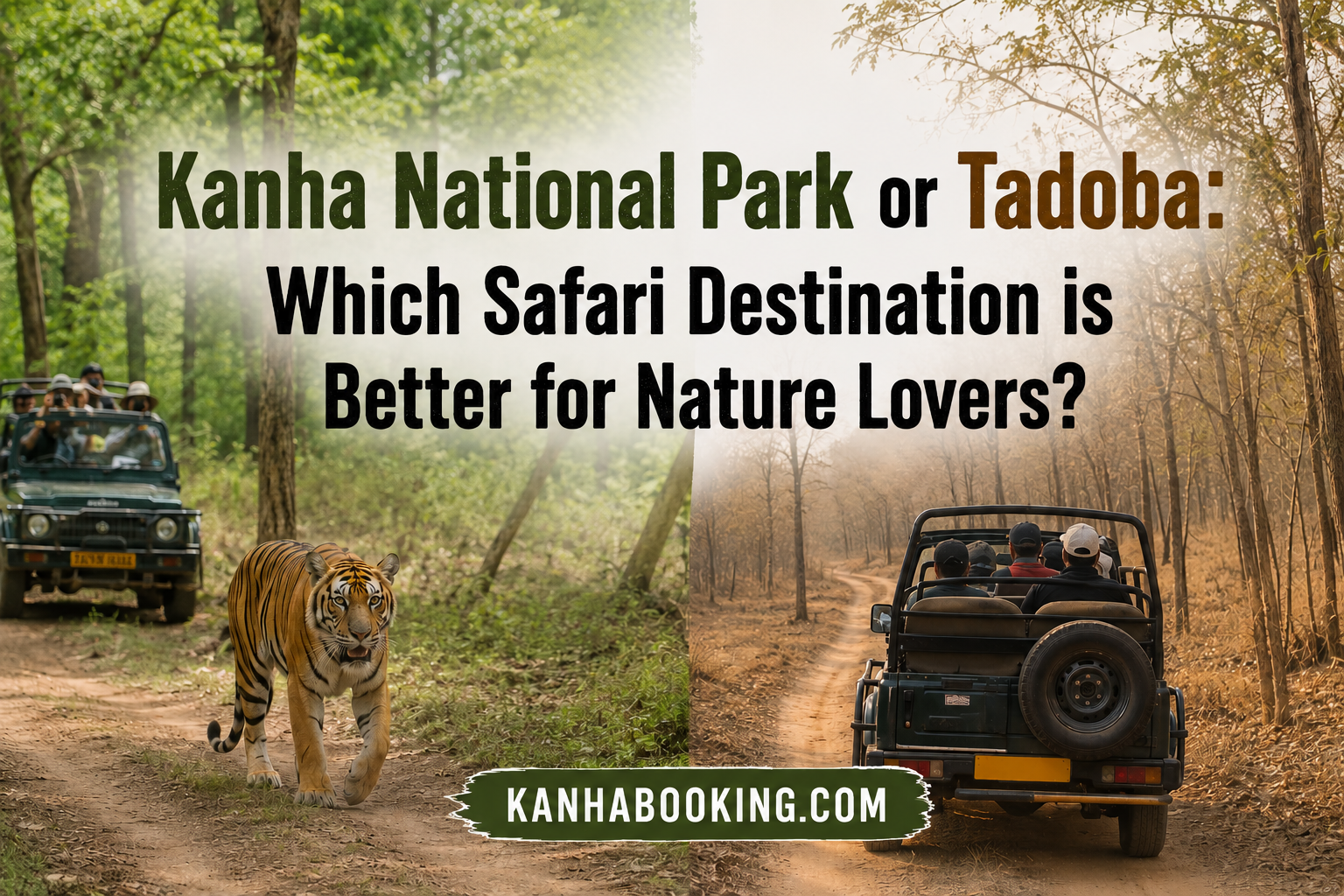 Kanha National Park or Tadoba: Which Safari Destination is Better for Nature Lovers?