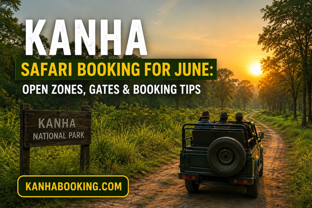 Kanha Safari Booking For June 2026 Open Zones, Gates & Booking Tips
