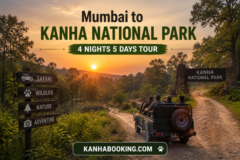 Mumbai to Kanha National Park 4 Nights 5 Days Tour