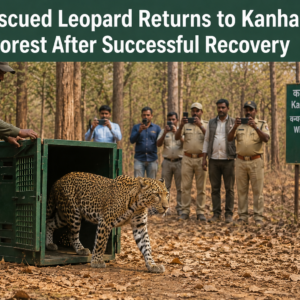 Rescued Leopard Returns to Kanha Forest After Successful Recovery