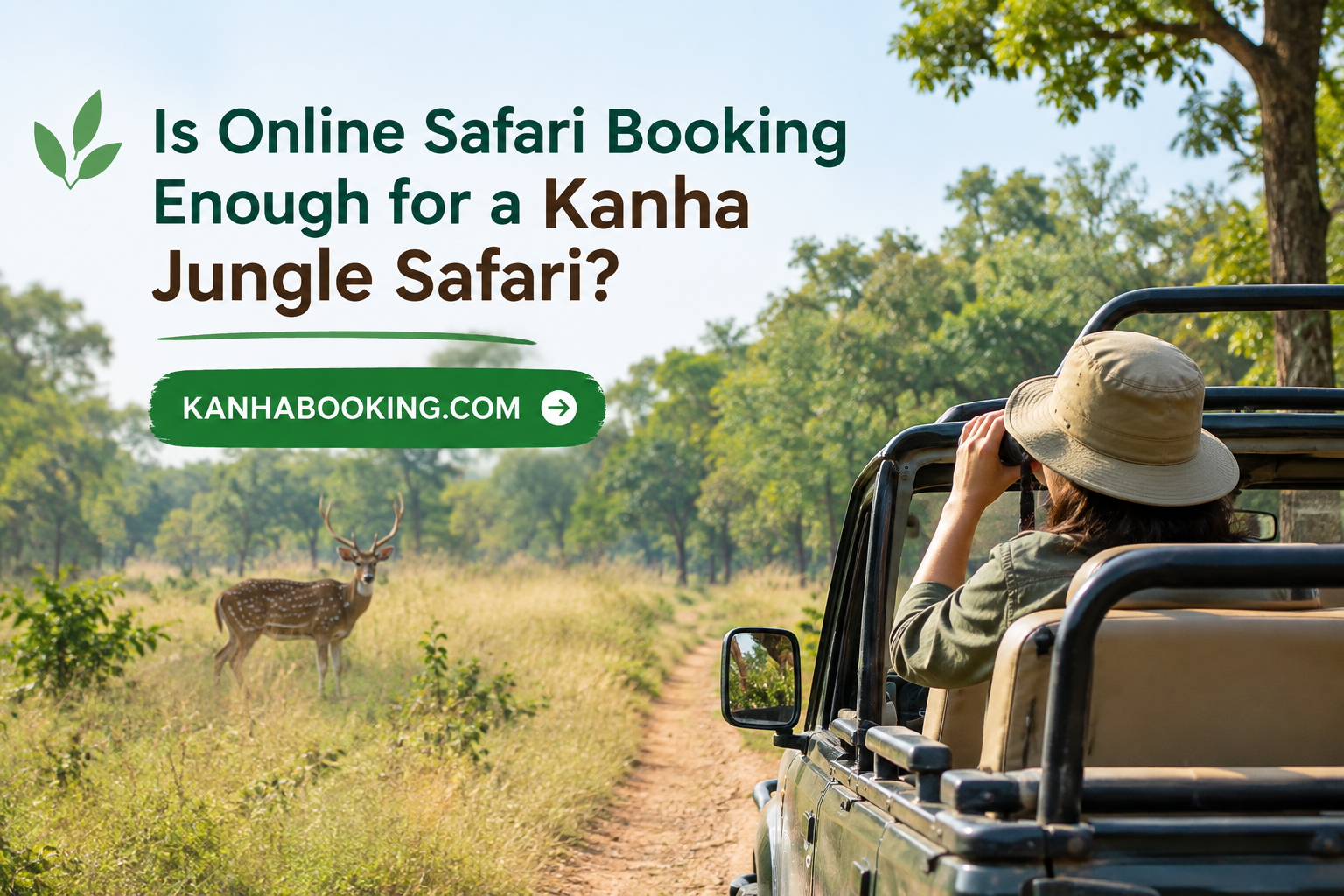Is Online Safari Booking Enough for a Kanha Jungle Safari?