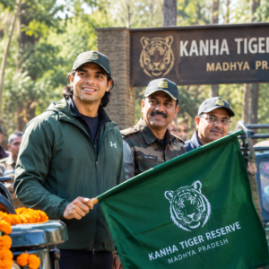 Neeraj Chopra Joins Kanha Core Zone Reopening as Wildlife Tourism Season Begins